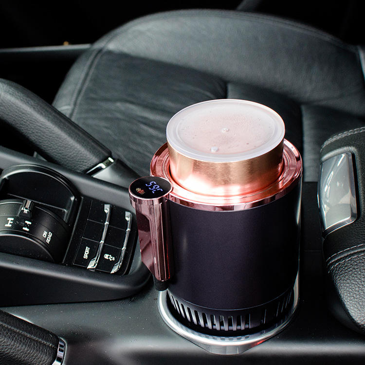 2-in-1 Car Cup Warmer Cooler - Smart Car Cup Holder with LCD Display | Maxsome Other Brands